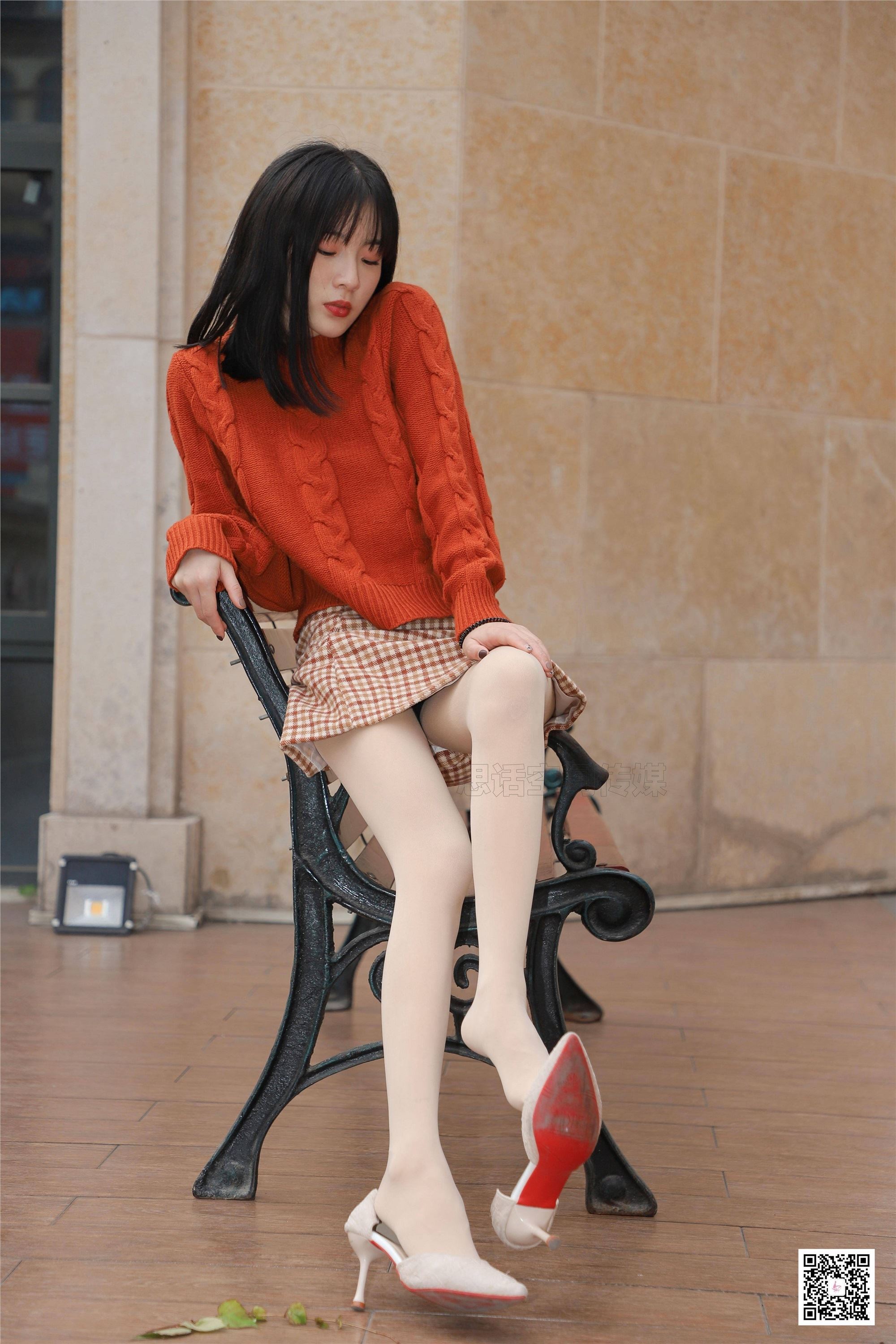 SiHua思话 SJ064 小狐狸仙女 风尖头浅口女鞋